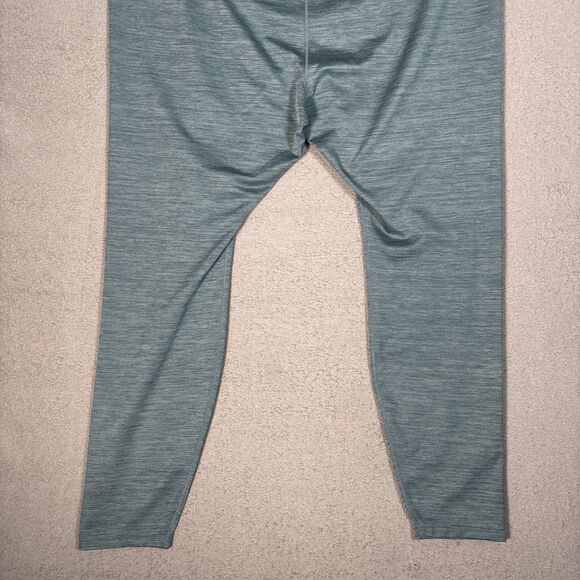 Nike Leggings Women’s Size 3X Dri Fit Heather Blue Ankle Yoga Compression - Picture 10 of 13